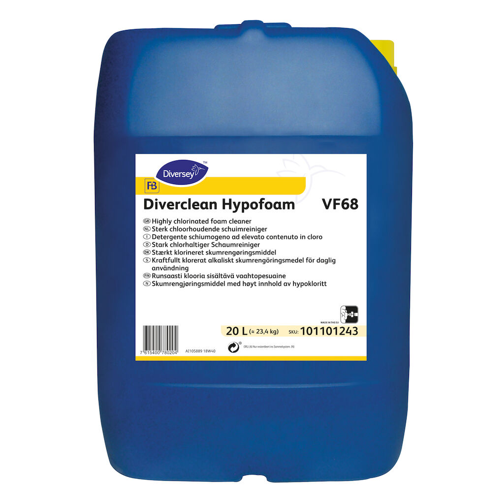 Diverclean Hypofoam VF68 20L - Sterk chloorhoudende schuimreiniger